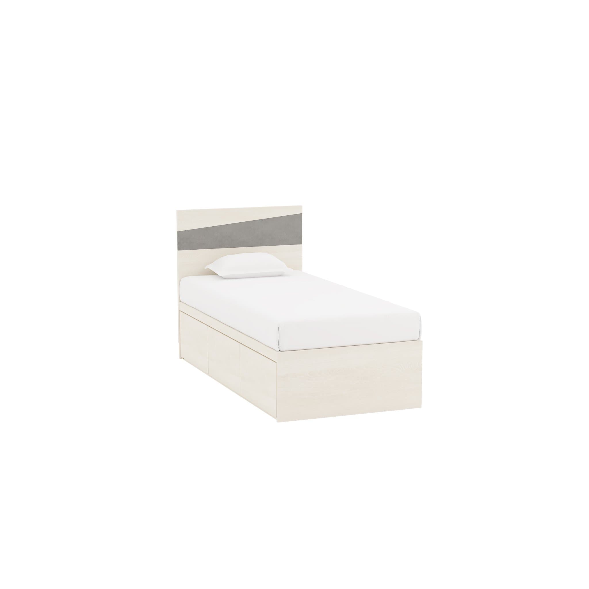 CEMENTO M21536Z(72) 直屏三櫃桶單人床 916W x 1860D x 1030Hmm