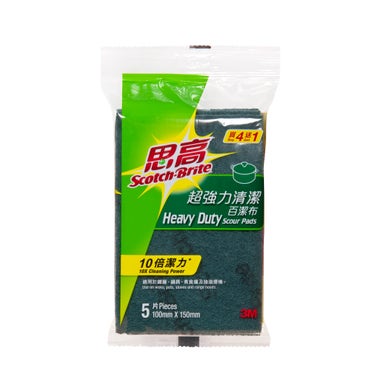 3M 思高百潔布100W x 150Lmm (4+1 優惠)