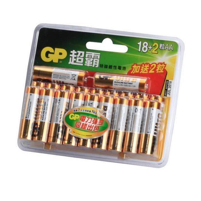 GP超霸特強鹼性電池2A(18粒裝)