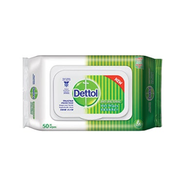 Dettol滴露消毒濕紙巾優惠裝 (50 片)