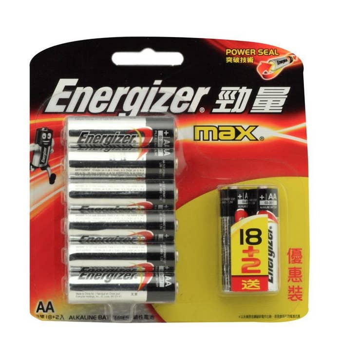 (203695)Energizer勁量2A 鹼性電池(18+2粒裝)