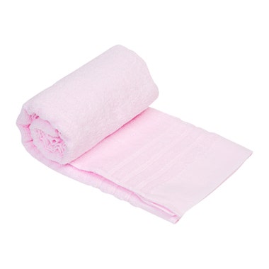 SOHO NOVO 全棉淨色浴巾600W x 1200Dmm - 粉紅色