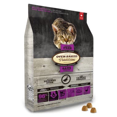 Oven-Baked奧雲寶加拿大製無穀物貓糧5lbs - 鴨肉