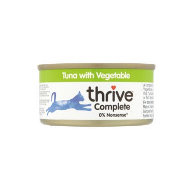 Thrive脆樂芙泰國製貓罐頭75g - 吞拿魚+蔬菜