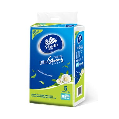 Vinda維達超韌袋裝面紙(中)(5包裝) - 白茶花香