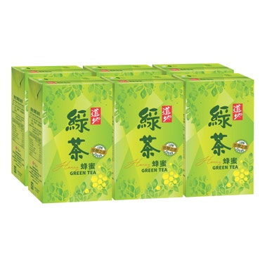 道地蜂蜜綠茶250ml (6包裝)