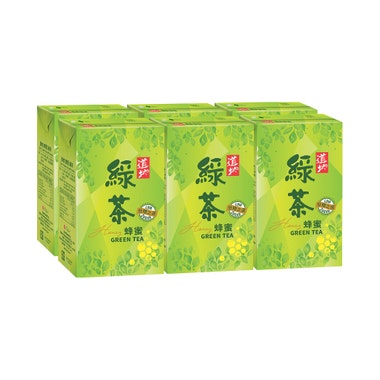 道地蜂蜜綠茶250ml (6包裝)