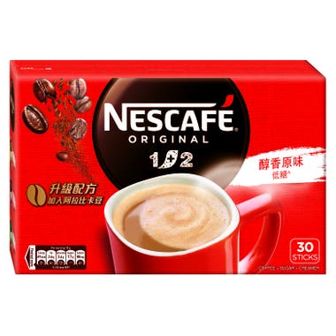 雀巢咖啡1+2微研磨即溶咖啡 15g (30條裝) - 原味