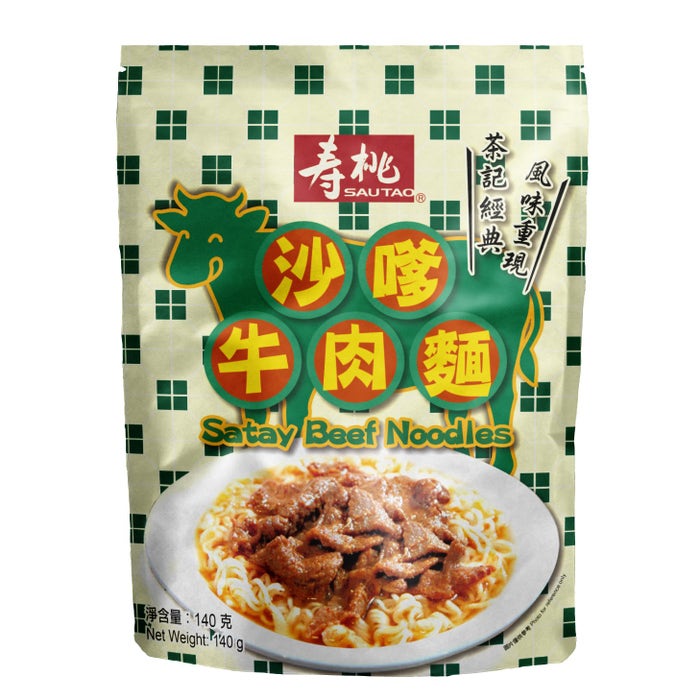 壽桃沙嗲牛肉麵 140g