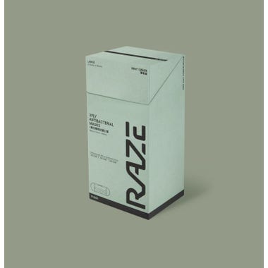 RAZE 3層光觸媒抗菌口罩MAS1-1211MG(大碼)(30片裝) - 薄荷綠