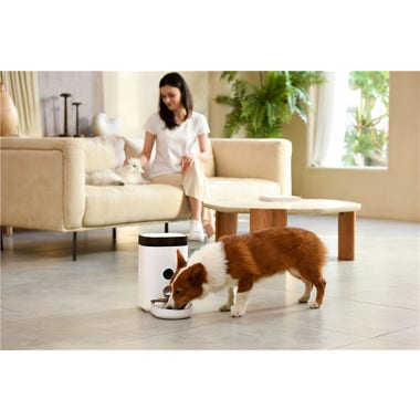 Dogness智能寵物大眼仔視像餵食器(3.6L) - 白色