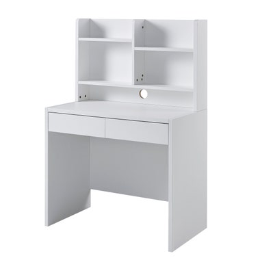 BIANCO WK-T-3620 書檯連儲物架 900W x 501D X 1321Hmm -白色