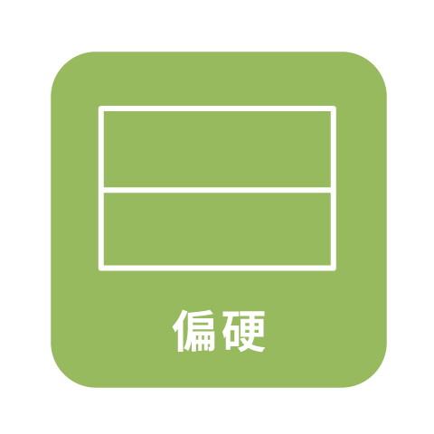 偏硬